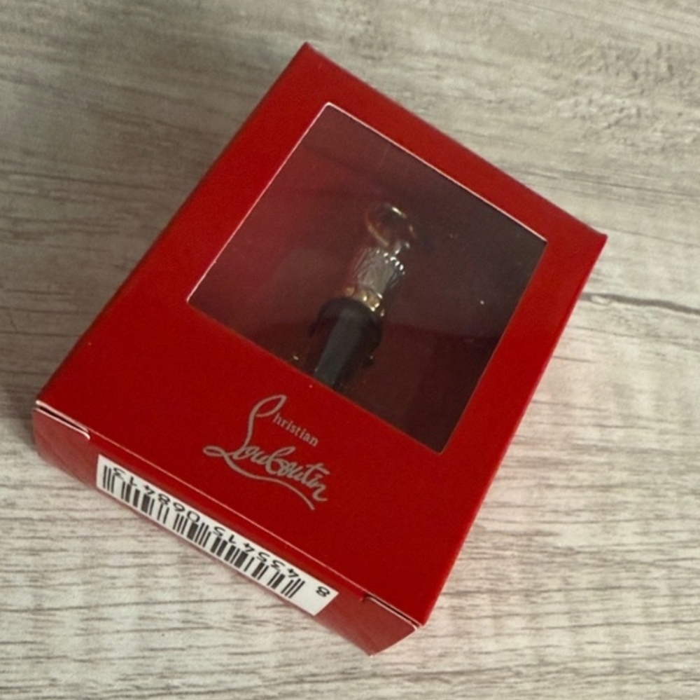 NIP Christian Louboutin Charm; Pour Rouge A Levres Rouge Louboutin - Picture 2 of 8